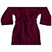 Accappatoio Con Cappuccio In Morbida Spugna Mod. Sophie Tinta Unita Vari Colori Xl Bordeaux - Foto miniatura 3