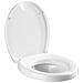 21905100 sedile WC Coperchio rigido da WC Alluminio, Duroplast Bianco - Foto miniatura 1