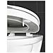 21905100 sedile WC Coperchio rigido da WC Alluminio, Duroplast Bianco - Foto miniatura 6