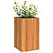Fioriera Da Giardino 35x35x60 Cm In Legno Massello Di Acacia - Foto miniatura 4