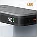 Batteria Esterna 45000mah 67w 2x Usb-c + Usb-c Schermo Led Compatto, Nero - Foto miniatura 5