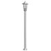 Lampada Da Terra Per Esterni Argento 120 Cm In Acciaio Inox - Foto miniatura 2