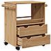 Carrello da Cucina OTTA 59x45x80 cm in Legno Massello di Pino - Foto miniatura 8