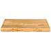 Piano Tavolo Bordi Vivi 50x40x2,5 Cm In Legno Massello Di Mango - Foto miniatura 3
