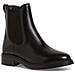 Black Casual Closed Booties Stivaletti Pelle Scarpe Donna Nero Eu 38, 1-25029-41 001 - Foto miniatura 1