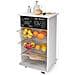 Lupia - Carrello Cucina Multifunzione Bianco White Blackboard, Portafrutta Ruote Piroettanti, Piano Di Appoggio, Tre Cestelli Estraibili In Acciaio, Legno 40x45h85 Cm Montato - Foto miniatura 1