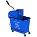 Carrello per Pulizie in Plastica PP da 20L con Secchio e Strizzatore, 60x27x70.5 cm, Blu - Foto miniatura 1