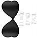 Reggiseno Adesivo A Forma Di Cuore Black L - Foto miniatura 3