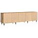 Mobile TV Rovere 150x30x44.5 cm Legno - Foto miniatura 4