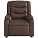 Poltrona Reclinabile Elettrica Marrone in Similpelle - Foto miniatura 9