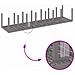 Set da Pranzo per Giardino 17 pcs Grigio chiaro Rattan Polt - Foto miniatura 9