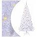Albero di Natale artificiale Bianco 240 cm PVC e Acciaio - Foto miniatura 1