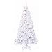 Albero di Natale artificiale Bianco 240 cm PVC e Acciaio - Foto miniatura 3