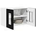 Pensile cucina 2 pcs Nero 60 x 31 x 40 cm Legno multistrato - Foto miniatura 3