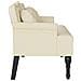 Panca Chesterfield Crema 120,5 x 65 x 75 cm Pelle Sintetica - Foto miniatura 5
