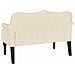 Panca Chesterfield Crema 120,5 x 65 x 75 cm Pelle Sintetica - Foto miniatura 6