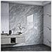 Set Di 4 Adesivi Murali Decorativi Anti-olio - Autoadesivi, Design Marmo Grigio - Foto miniatura 3