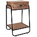 Tavolino In Legno Marrone 43,5x32x73h - Foto miniatura 1