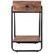 Tavolino In Legno Marrone 43,5x32x73h - Foto miniatura 2