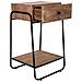 Tavolino In Legno Marrone 43,5x32x73h - Foto miniatura 3