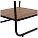 Tavolino In Legno Marrone 43,5x32x73h - Foto miniatura 6
