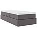 Letto con contenitore e materasso Grigio 90 x 190 cm - Foto miniatura 5