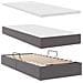 Letto con contenitore e materasso Grigio 90 x 190 cm - Foto miniatura 8