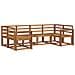 Set di divani da esterno 6 pcs Naturale - Foto miniatura 3