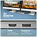 HUB USB HMC-CUB83X2, USB 10Gbps hub, 2x USB-A, USB-C, HDMI & DP 4k / 144Hz, RJ-45 GLAN, PD 100W, kabel USB-C 15cm Cablato USB 3.2 Gen 2 (3.1 Gen 2) Type-C Grigio - Foto miniatura 2
