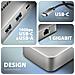 HUB USB HMC-CUB83X2, USB 10Gbps hub, 2x USB-A, USB-C, HDMI & DP 4k / 144Hz, RJ-45 GLAN, PD 100W, kabel USB-C 15cm Cablato USB 3.2 Gen 2 (3.1 Gen 2) Type-C Grigio - Foto miniatura 6