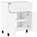 Mobiletto da bagno Bianco 60 x 35 x 80 cm Legno ingegnerizzato - Foto miniatura 4