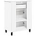 Mobiletto da bagno Bianco 60 x 35 x 80 cm Legno ingegnerizzato - Foto miniatura 7