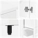 Mobiletto da bagno Bianco 60 x 35 x 80 cm Legno ingegnerizzato - Foto miniatura 8
