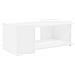 Tavolino da salotto Bianco 90 x 50 x 33 cm Legno ingegnerizzato - Foto miniatura 1