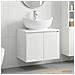 Set di mobili per il bagno Bianco Legno ingegnerizzato - Foto miniatura 3
