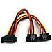 Adattatore cavo splitter Y di alimentazione SATA tipo latch 15 cm - M / F - Foto miniatura 1