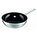 Wok in acciaio inox 18/10 antiaderente serie Wuhan - Foto miniatura 1