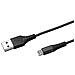 Usb Lightning Nylon Cable Bk - Foto miniatura 1