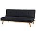 Divano Letto 3 Posti Nero Froya - Foto miniatura 5