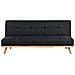 Divano Letto 3 Posti Nero Froya - Foto miniatura 9