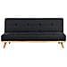 Divano Letto 3 Posti Nero Froya - Foto miniatura 1
