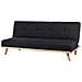 Divano Letto 3 Posti Nero Froya - Foto miniatura 8