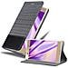 Custodia Compatibile Con Sony Xperia Xa1 Ultra In Grigio Nero - Coperchio Protettiva Con Chiusura Magnetica, Funzione Stand E Tasca Per Le Carte - Foto miniatura 4