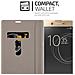 Custodia Compatibile Con Sony Xperia Xa1 Ultra In Grigio Nero - Coperchio Protettiva Con Chiusura Magnetica, Funzione Stand E Tasca Per Le Carte - Foto miniatura 9