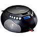 SCD-331 Radio Portatile FM Lettore CD / MP3 con Bluetooth USB / AUX - Nero / Argento - Foto miniatura 2