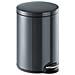 Cestino Gettacarte Con Pedale Acciaio Inox 20 Litri Carbone - 341258 - Foto miniatura 1