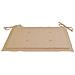 Sedie da Giardino con Cuscini Beige 8 pz in Massello di Teak - Foto miniatura 3