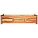Letti Rialzati da Giardino 2 pz in Legno di Acacia 100x30x25 cm - Foto miniatura 2