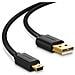 10355 1m USB A Mini-USB B Maschio Maschio Nero cavo USB - Foto miniatura 1