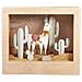 Cornice Decorativa In Legno Con Modello 3d - 24 X 20 X 6,9 Cm - Lama - Foto miniatura 1